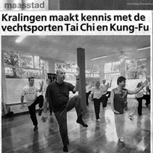 Tai Chi in newspaper